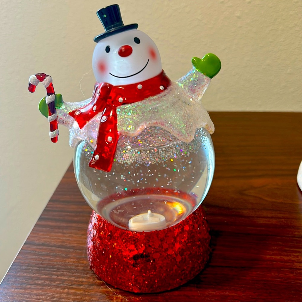 Hallmark snow globe.